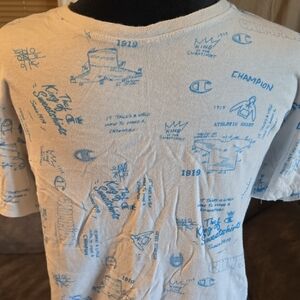 Champion White Paradise Graphic Short Sleeve Tee